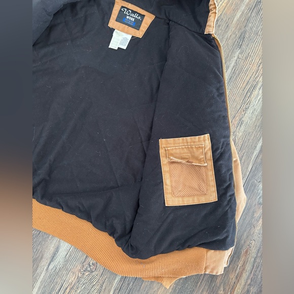 Walls Work Wear Brown Duck Canvas Jacket Mens XL 46-48 Distressed W35203KBW - Picture 4 of 13